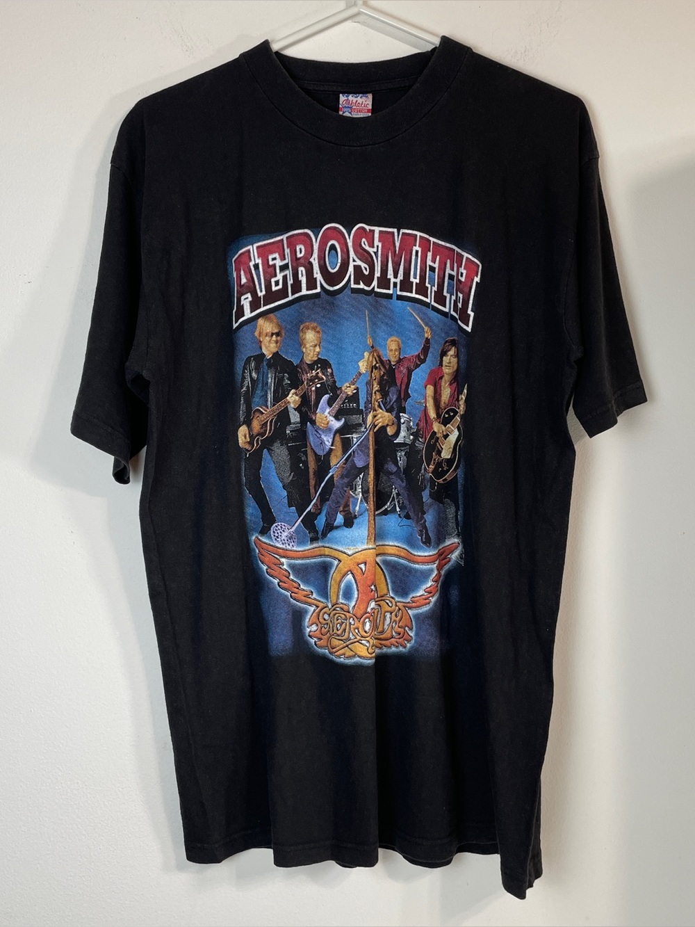 Aerosmith Just Push Play 2 Sided  T-Shirt 2001 Size L
